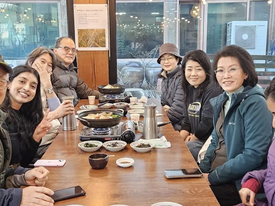 A shared meal after worship